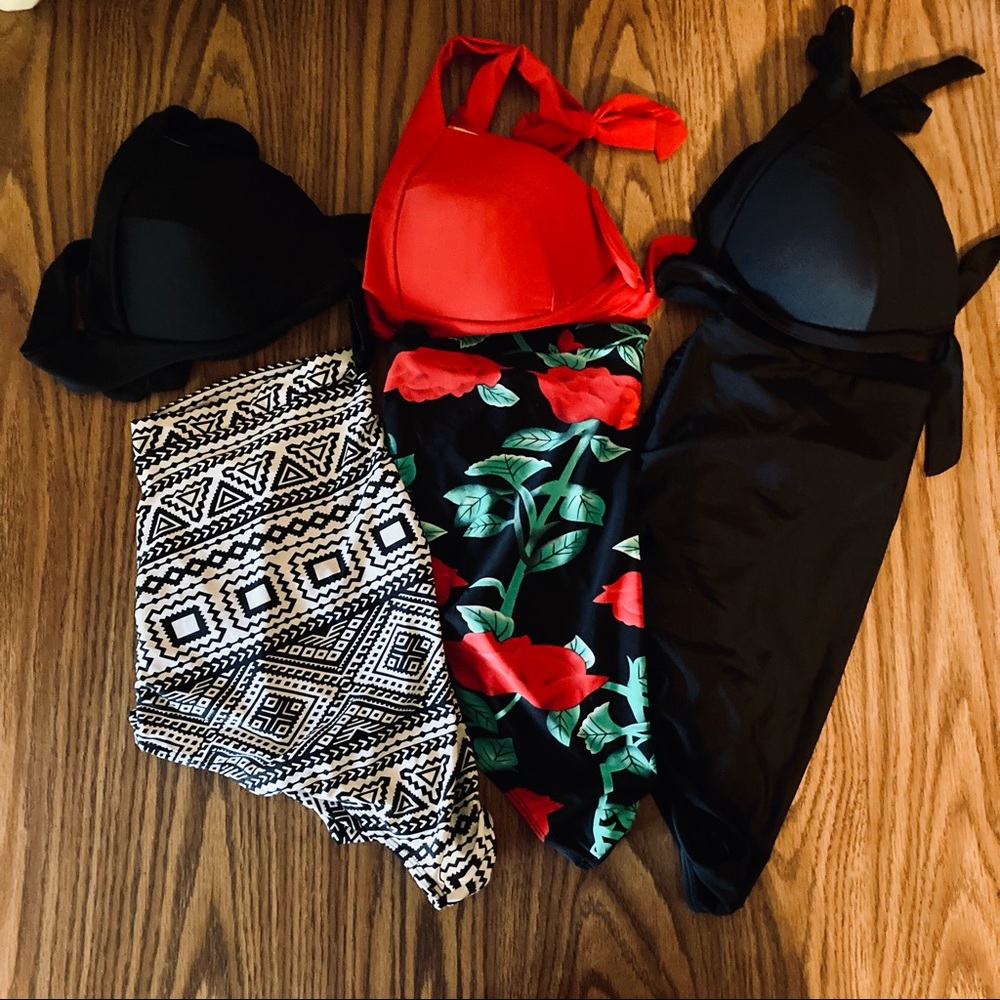 High Waisted Bathing Suit Bundle